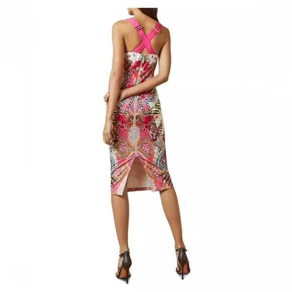 NWOT - Ted Baker Kloeey Strappy Bodycon Dress - US Size 6 - Picture 4 of 14